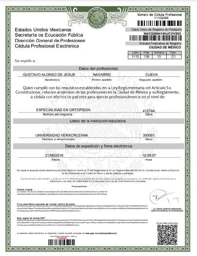 Certificate for Renue