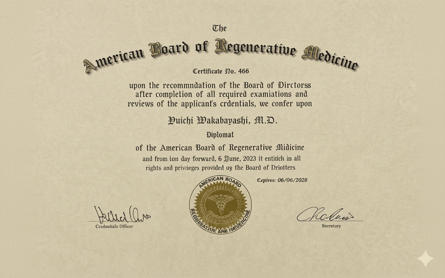Certified Regenerative Medicine Specialists